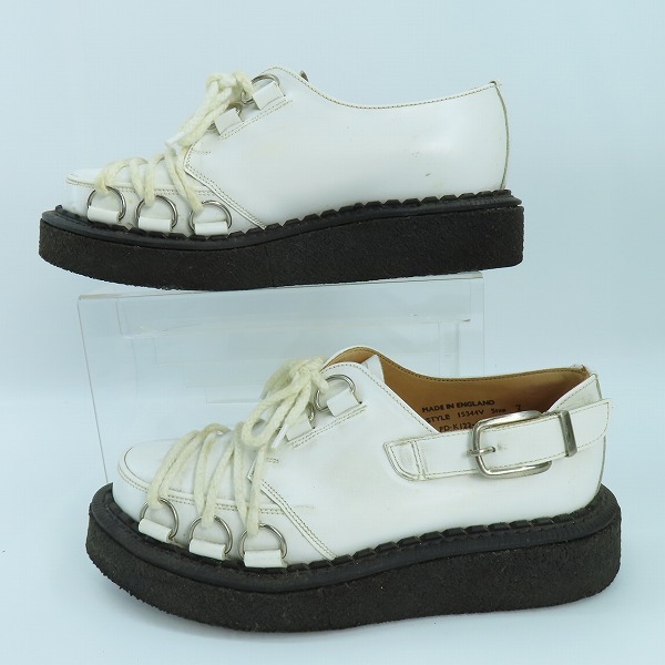 実際に弊社で買取させて頂いたGEORGE COX×COMME des GARCONS HOMME PLUS/ジョージコックス×コムデギャルソンオムプリュス レザーシューズ 15344V/7の画像 3枚目