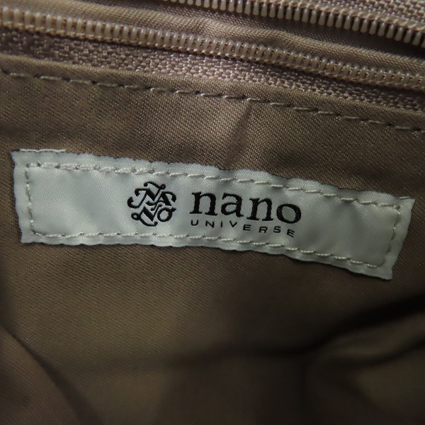 実際に弊社で買取させて頂いたnano universe/ナノユニバース ハーフムーン ショルダーバッグの画像 5枚目