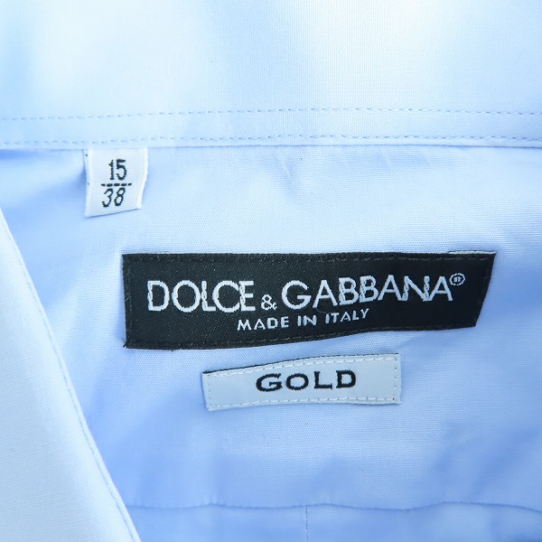 実際に弊社で買取させて頂いたDOLCE&GABBANA/ドルチェ&ガッバーナ/ドルガバ GOLD 長袖 シャツ ドレスシャツ G5960T/15/38の画像 2枚目