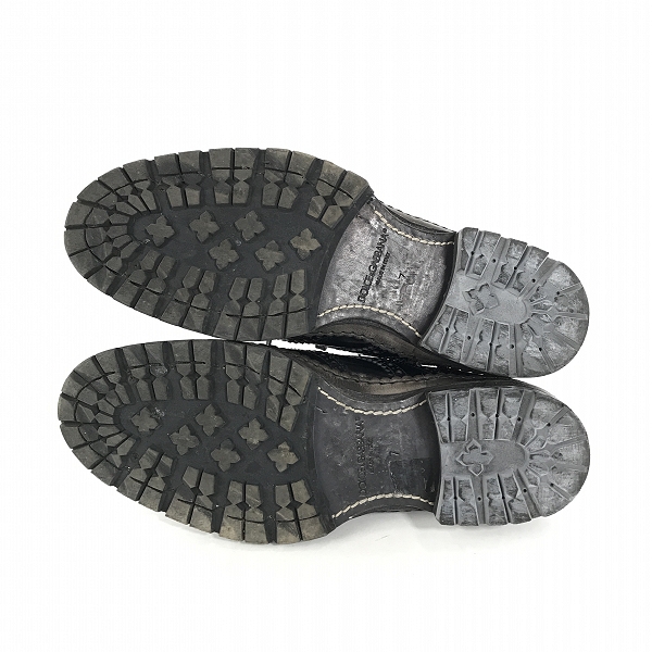 実際に弊社で買取させて頂いたDOLCE＆GABBANA/ドルチェ&ガッバーナ メダリオン ダービーシューズ/ドレスシューズ 4084/7の画像 2枚目