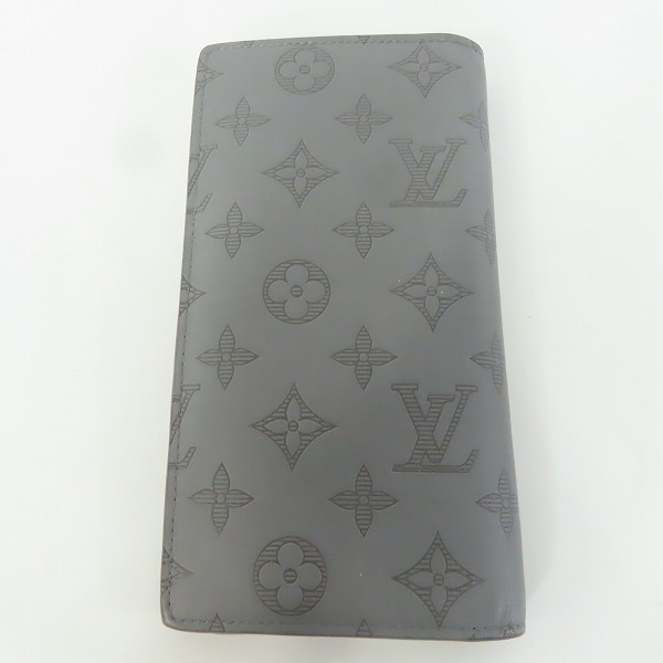 実際に弊社で買取させて頂いたLOUIS VUITTON/ルイヴィトン ポルトフォイユブラザ モノグラム シャドウ 二つ折り 長財布 M81335 の画像 1枚目
