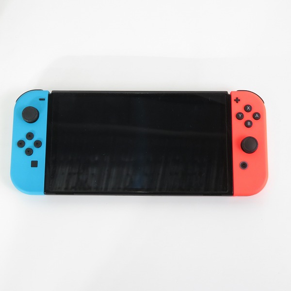 実際に弊社で買取させて頂いた任天堂 Nintendo Switch/ニンテンドースイッチ 有機ELモデル 本体 HEG-001/ホリ グリップコントローラー付き【簡易動作確認済】の画像 1枚目