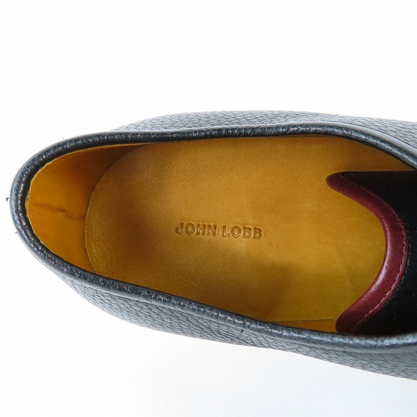 実際に弊社で買取させて頂いたJOHN LOBB/ジョンロブ LEVAH/レバー レザー スニーカー 0315/8.5の画像 4枚目
