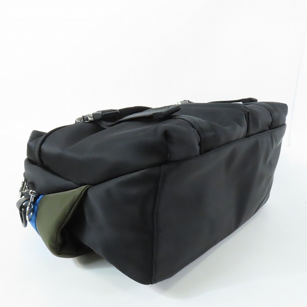 実際に弊社で買取させて頂いたDIESEL/ディーゼル リサイクルナイロン カラーブロック ボディバッグ/ショルダーバッグの画像 2枚目