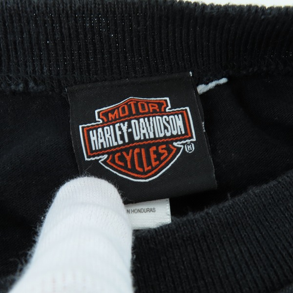 実際に弊社で買取させて頂いたHARLEY DAVIDSON/ハーレーダビッドソン ヘンリーネック 半袖 プリントTシャツ/Lの画像 2枚目