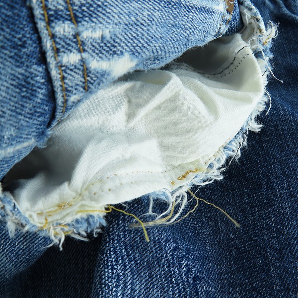 実際に弊社で買取させて頂いたLEVIS/リーバイス 501XX/555刻印/バレンシア工場  デニムパンツ/ジーンズ 501-0003 W33L36の画像 9枚目