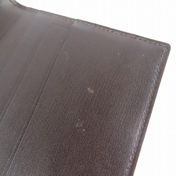 実際に弊社で買取させて頂いた土屋鞄製造所/ツチヤカバン コードバン ロングウォレット/長財布の画像 6枚目