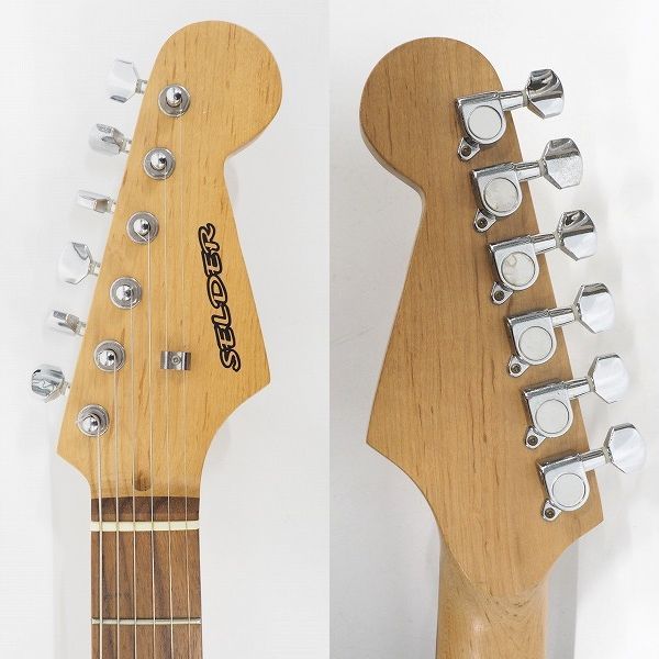 実際に弊社で買取させて頂いた★SELDER/セルダー ストラトキャスターType エレキギター ソフトケース付の画像 2枚目