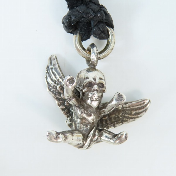 実際に弊社で買取させて頂いたCHROME HEARTS/クロムハーツ FOTI MISS LERLENE/フォティ ミスラーレン ペンダントトップ ｗ/スクロール ボロチップの画像 1枚目