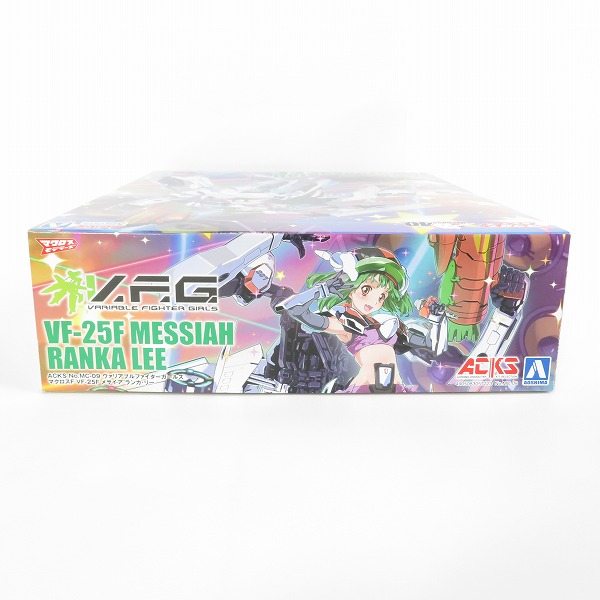 実際に弊社で買取させて頂いた【未組立】アオシマ No.MC-09 ヴァリアブルファイターガールズ マクロスF VF-25F メサイア・ランカ・リーの画像 5枚目