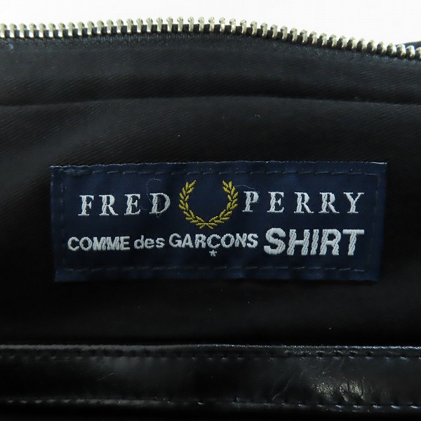 実際に弊社で買取させて頂いたCOMME des GARCONS SHIRT × FRED PERRY/コムデギャルソンシャツ×フレッドペリー 2way ボストンバック S16309/2460の画像 5枚目