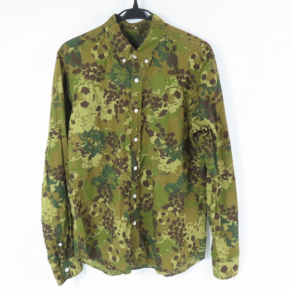 実際に弊社で買取させて頂いたSOPHNET./ソフネット 迷彩/カモフラ柄 コットン 長袖シャツ SOPH-140003/L
