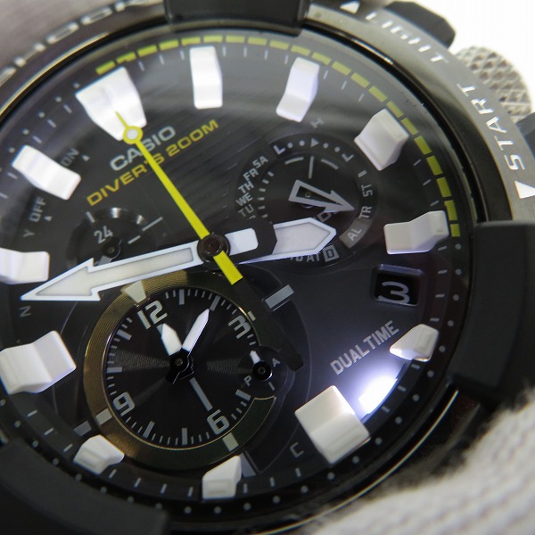 実際に弊社で買取させて頂いたG-SHOCK/Gショック FROGMAN/フロッグマン Bluetooth ソーラー電波時計 GWF-A1000-1AJFの画像 5枚目