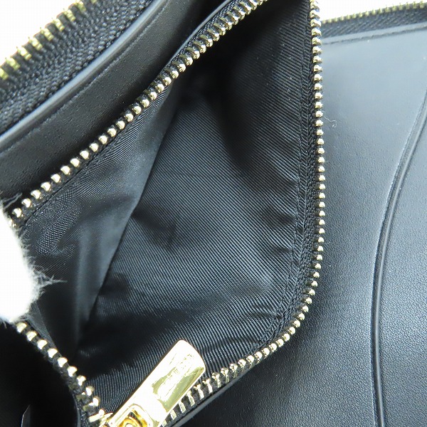 実際に弊社で買取させて頂いたCOACH/コーチ シグネチャー ラウンドジップウォレット F57468の画像 4枚目
