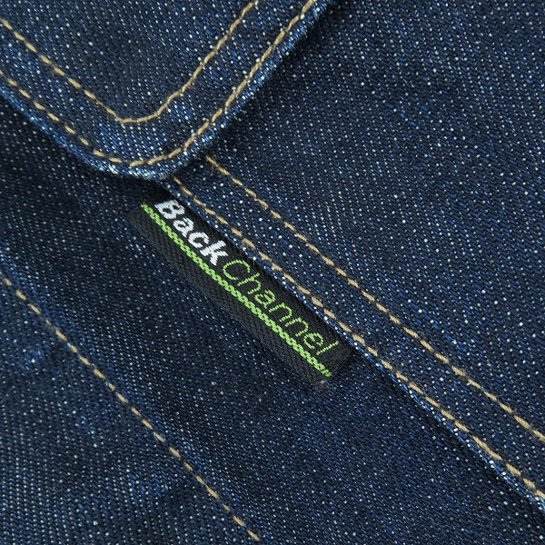 実際に弊社で買取させて頂いたBackChannel/バックチャンネル デニムジャケット Lの画像 3枚目