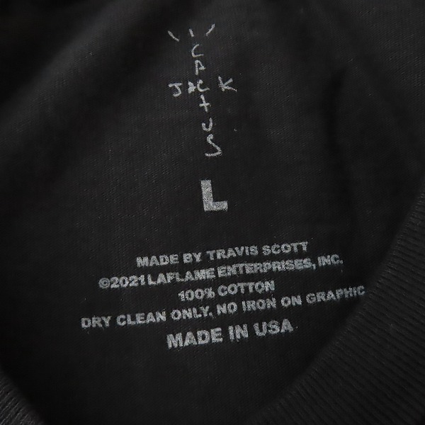 実際に弊社で買取させて頂いたmastermind JAPAN × CACTUS JACK./マスターマインド× カクタスジャック スカル スワロ Tシャツ/Lの画像 2枚目