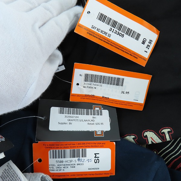 実際に弊社で買取させて頂いた【未使用】HARLEY DAVIDSON/ハーレーダビッドソン プリント タンクトップ/半袖Tシャツ/4点セットの画像 7枚目