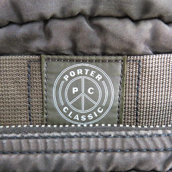実際に弊社で買取させて頂いたPORTER Classic/ポータークラシック SUPER NYLON WAIST BAG スーパーナイロン ブラウン ウエストバッグの画像 5枚目