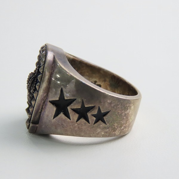 実際に弊社で買取させて頂いたJustinDavis/ジャスティンデイビス LUCKY STAR CROWNリング/16.5-17.5号の画像 2枚目