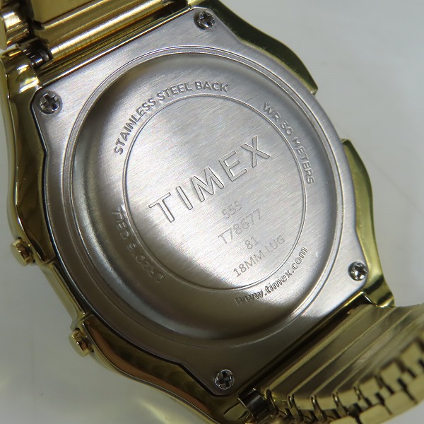 実際に弊社で買取させて頂いたTIMEX/タイメックス クラシック デジタルウォッチ/腕時計 T78677の画像 3枚目