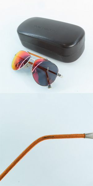 実際に弊社で買取させて頂いたLouis Vuitton/ルイヴィトン コンスピラシオン パイロットサングラス/アイウエア Z0552Uの画像 9枚目