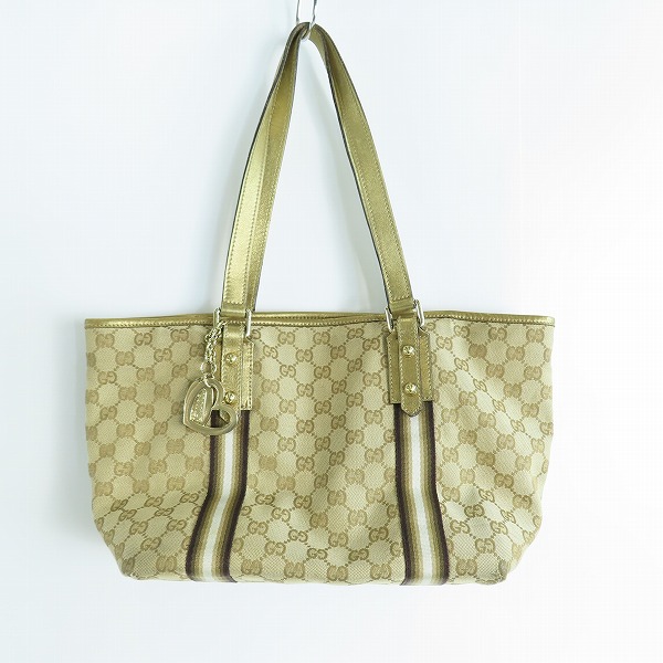 実際に弊社で買取させて頂いたGUCCI/グッチ GGキャンバス トートバッグ