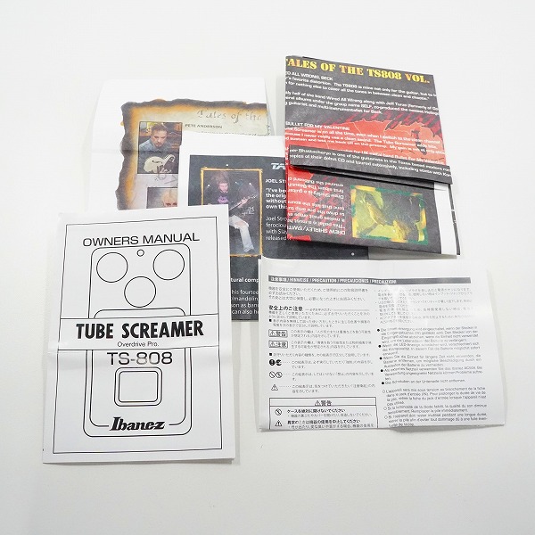 実際に弊社で買取させて頂いたIbanez/アイバニーズ TUBE SCREAMER Overdrive Pro TS-808 オーバードライブ エフェクター 動作確認済みの画像 7枚目