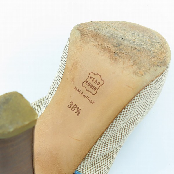 実際に弊社で買取させて頂いたMARNI/マルニ ヒール サンダル/38.5の画像 5枚目