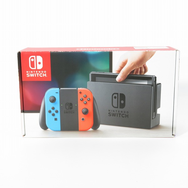 実際に弊社で買取させて頂いた任天堂 Nintendo Switch/ニンテンドー スイッチ ネオンブルー・ネオンレッド 本体 HAC-S-KABAA【簡易動作確認済】