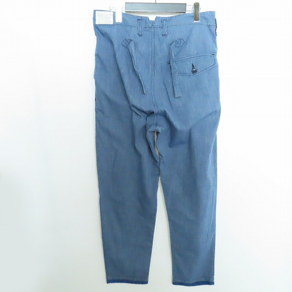 実際に弊社で買取させて頂いたporter classic/ポータークラシック インディゴ ストライプパンツ Mの画像 1枚目