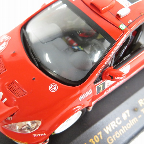 実際に弊社で買取させて頂いたixo/イクソ 1/43 PEUGEOT/プジョー 307 WRC モンテカルロラリー 2005 #7 RAM170 ミニカーの画像 5枚目
