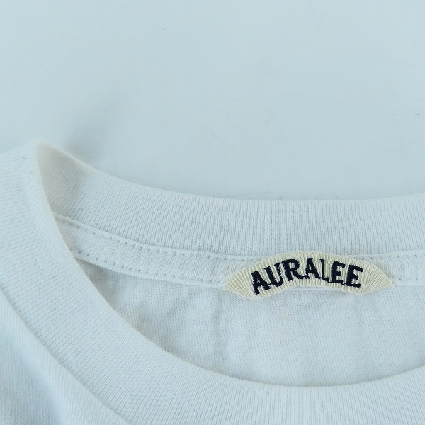 実際に弊社で買取させて頂いたAURALEE/オーラリー コットン 半袖Tシャツ カットソー 5の画像 2枚目