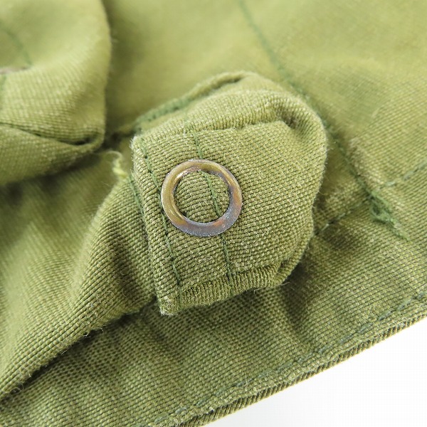 実際に弊社で買取させて頂いたALPHA INDUSTRIES/アルファインダストリーズ VINTAGE VEST ベスト カーキ W33-038-AC 5415/Sの画像 5枚目