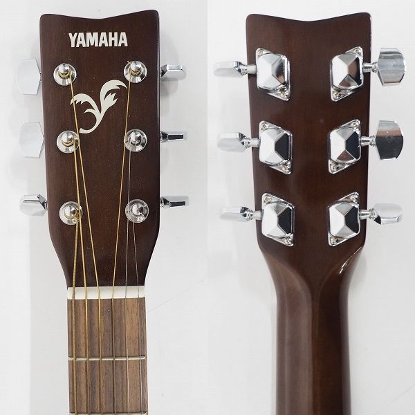 実際に弊社で買取させて頂いた★YAMAHA/ヤマハ F-210 アコースティックギター/アコギ ソフトケース付の画像 2枚目
