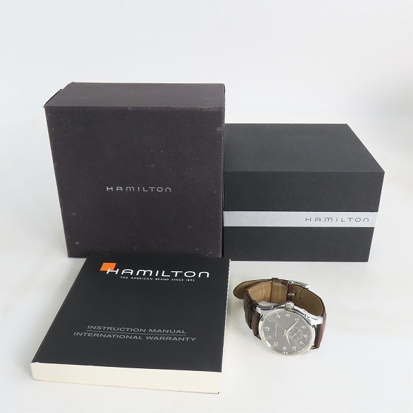 実際に弊社で買取させて頂いたHAMILTON/ハミルトン 腕時計/ウォッチ ジャズマスター H384110【動作未確認】の画像 9枚目