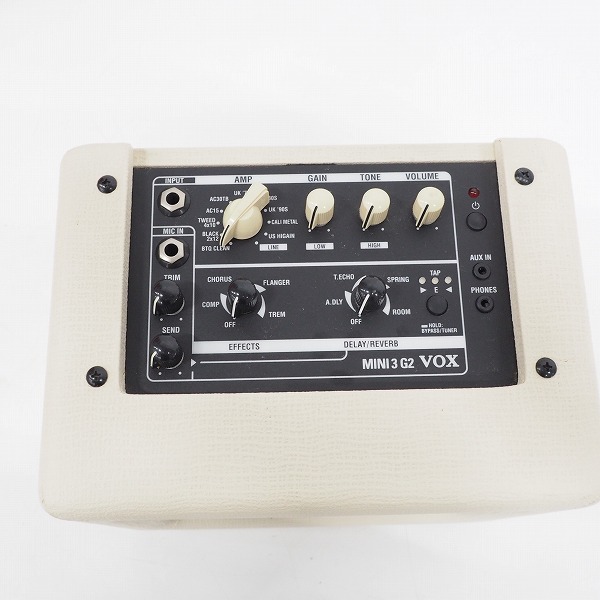 実際に弊社で買取させて頂いたVOX/ヴォックス MINI3-G2 IV 小型ギターアンプ 自宅練習用 コンボアンプ ACアダプター付【動作確認済】の画像 3枚目