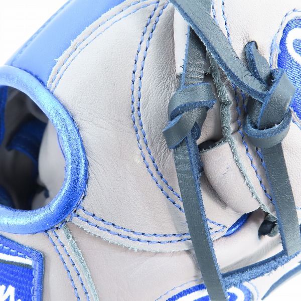 実際に弊社で買取させて頂いたRawlings/ローリングス HYPER TECH COLOR SYNC/ハイパーテックカラー 軟式/オールラウンド/右投げ用 グローブ/グラブ GR4HTCN55Wの画像 9枚目