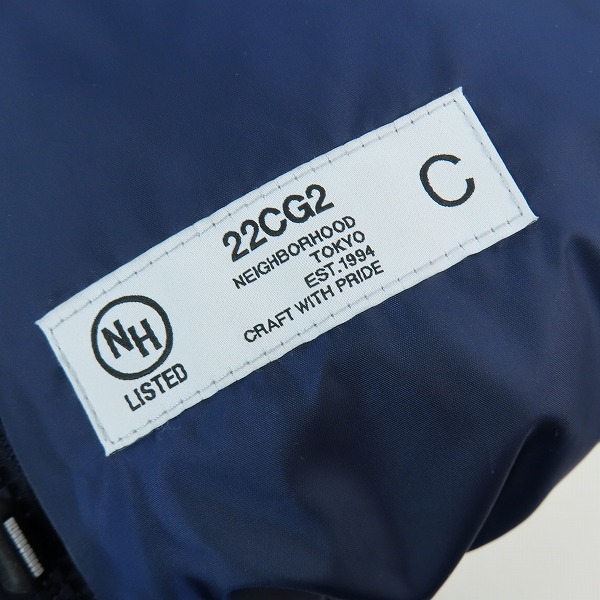 実際に弊社で買取させて頂いたNEIGHBORHOOD/ネイバーフッド 2022FW DOWN JK.PE/ダウンジャケット 222TSNH-JKM10/Mの画像 8枚目