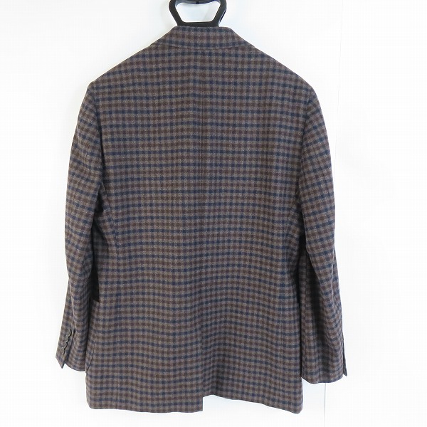 実際に弊社で買取させて頂いたBrooks Brothers/ブルックスブラザーズ 1818 チェック柄 ジャケット/37Sの画像 1枚目