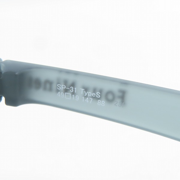 実際に弊社で買取させて頂いた999.9/フォーナインズ アイウェア/サングラス SP-31 TypeSの画像 4枚目
