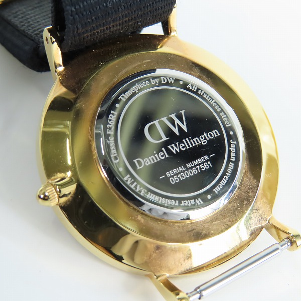 実際に弊社で買取させて頂いたDaniel Wellington/ダニエルウェリントン 腕時計 CLASSIC BLACK Cornwall DW00100150【動作未確認】 の画像 3枚目