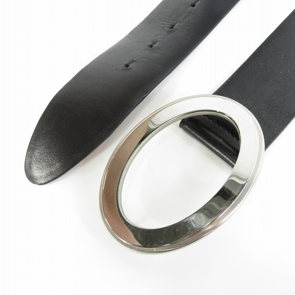 実際に弊社で買取させて頂いたDOLCE & GABBANA/ドルチェ&ガッバーナ レザーベルト/85CM-34INCHの画像 1枚目