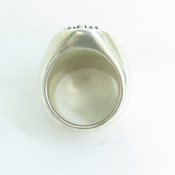 実際に弊社で買取させて頂いた【ギャラ付】GABOR/ガボール マスター アトリエマーク シグネットリング 24-25号の画像 5枚目