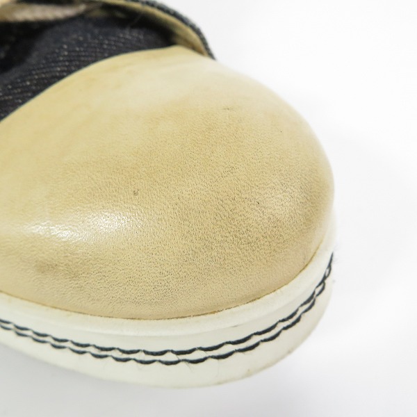 実際に弊社で買取させて頂いたglamb/グラム パッチワーク デニム サイドジップ ハイカットスニーカー 2の画像 9枚目