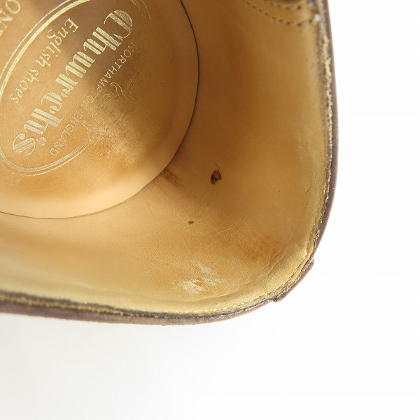 実際に弊社で買取させて頂いたChurch's/チャーチ DIPLOMAT 173 ビジネスシューズ/ドレスシューズ 7814/05 /80の画像 6枚目