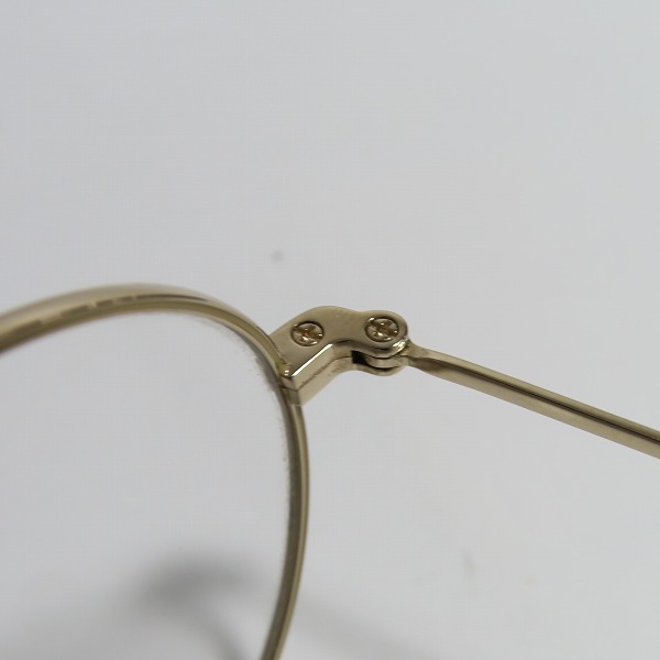 実際に弊社で買取させて頂いたOLIVER PEOPLES/オリバーピープルズ Cheswick WG メタルフレーム メガネフレーム アイウェアの画像 4枚目