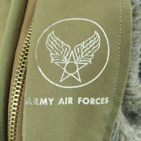 実際に弊社で買取させて頂いたBUZZ RICKSON'S/バズリクソンズ B-10 "ROUGH WEAR CLOTHING CO." 1943 MODEL フライトジャケット BR11133/40の画像 5枚目