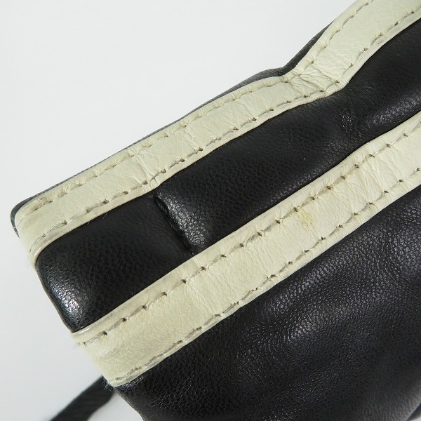 実際に弊社で買取させて頂いたSchott/ショット MOTORCYCLE DOWN JACKET レザー ダウンジャケット 3101034/XLの画像 6枚目