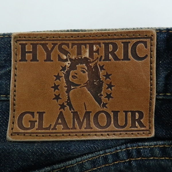 実際に弊社で買取させて頂いたHYSTERIC GLAMOUR/ヒステリックグラマー ダメージ デニム パンツ 0213AP13/34の画像 2枚目