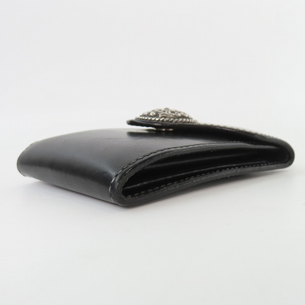 実際に弊社で買取させて頂いたFUNNY/ファニー CAVALRY BILL FOLD/キャバルリービルフォード レザー ウォレット/財布の画像 2枚目